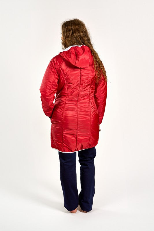 OSLO dámský kabát – cervena 3