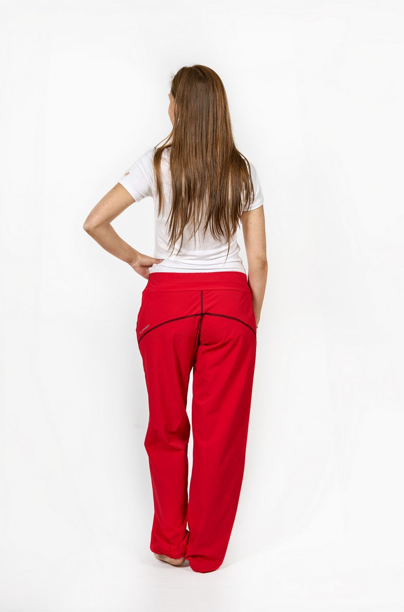 JOGA dámské kalhoty – cervena 3