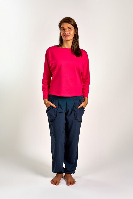 JOGA dámské kalhoty – modra 1