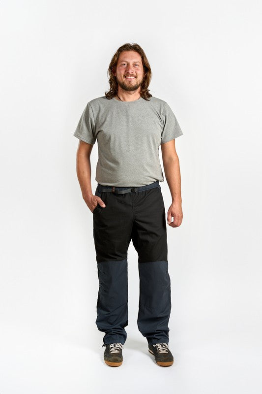 TREK unisex kalhoty – cernomodre 1
